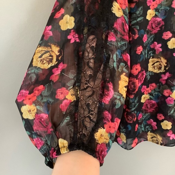 Rachel Roy Eve Floral Print Top - Picture 7 of 9